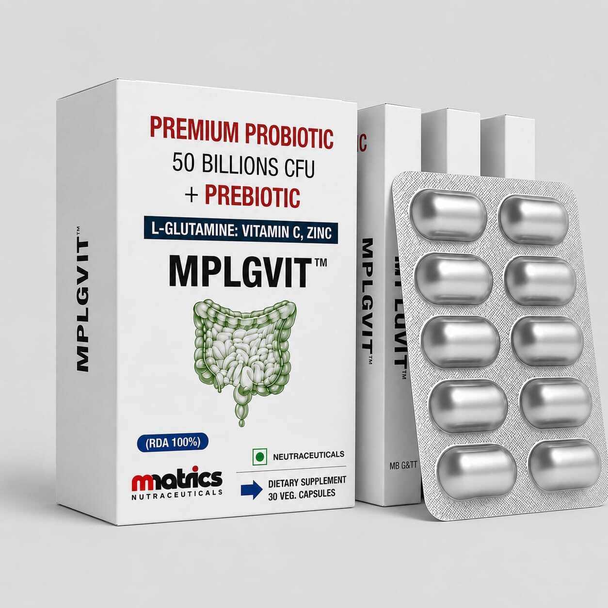 Premium Probiotic Supplement – 50 Billion CFU With Prebiotic Health Support Un-Flavoured Capsules-image-5
