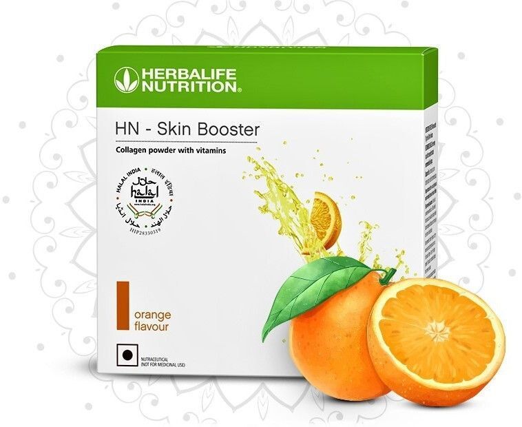 Skin Booster Collagen powder with Vitamins - Orange Flavour ORANGE Powder-image-5