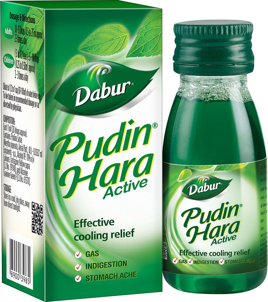 Pudin Hara Active Liquid | Effective Cooling Relief from Gas, Indigestion Pudina Drink-image-35