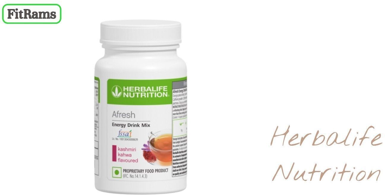 HERBALIFE AFRESH ENERGY DRINK MIX KASHMIRI KHAWA TEA 50G PACK OF 1 KASHMIRI KHAWA Powder-image-44