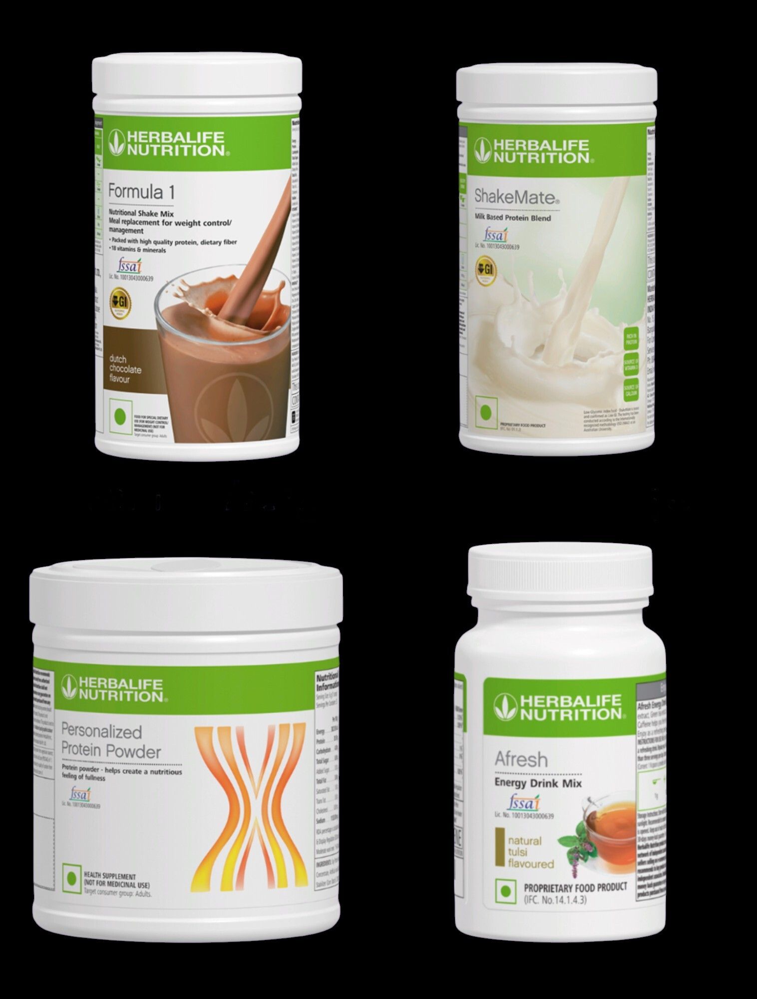 fitrams (HERBALIFE CHOCOLATE SHAKE/SHAKEMATE/P.P.200G/TULSI A. PACK OF 4) CHOCOLATE/TULSI Powder-picture-40