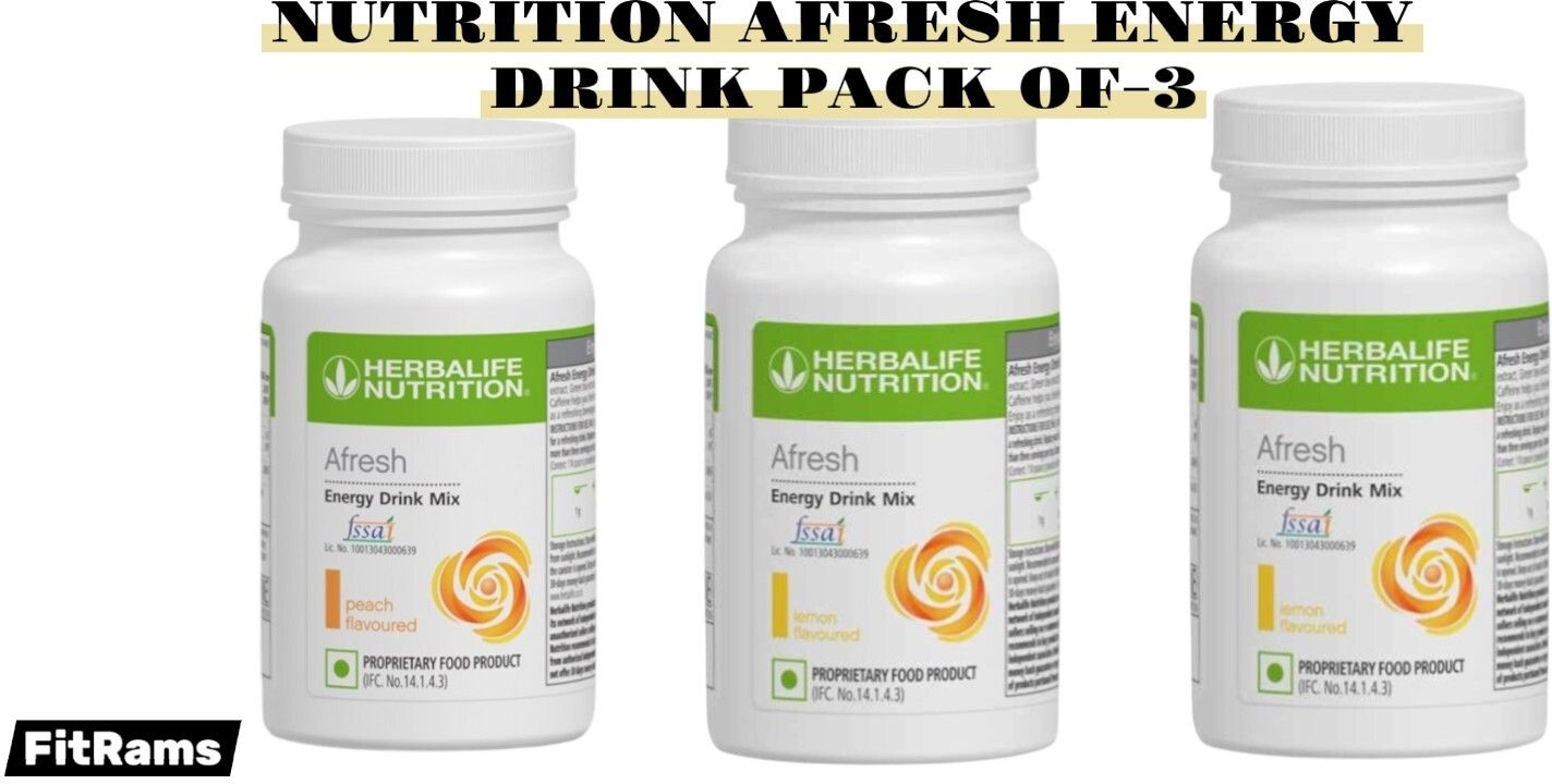 HERBALIFE 1 PEACH,2 LEMON AFRESH PACK OF 3 PEACH/LEMON Powder-image-42