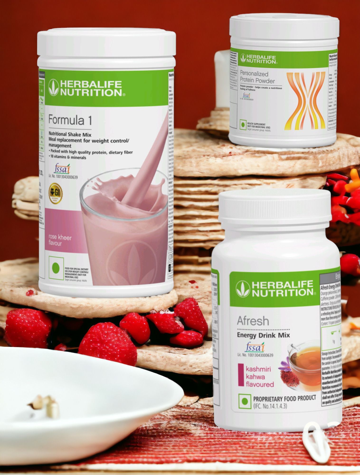 vritilife Herbal life Formula 1 Shake Rosekheer + protin + afress Rosekheer + protin + afress Powder-picture-12