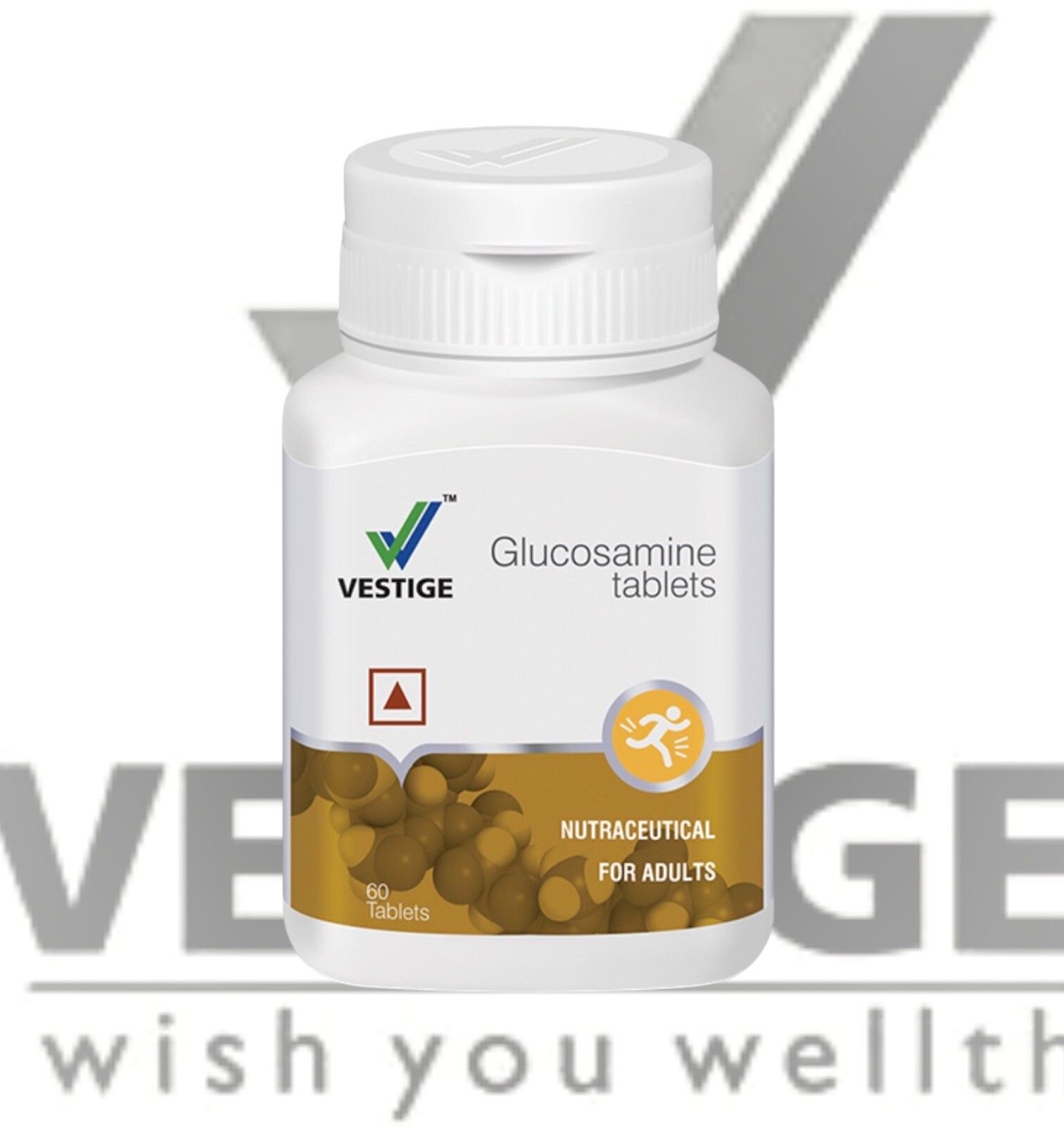 GLUCOSAMINE 60 TABLETS PACK OF 1 UNFLAVOR Tablet