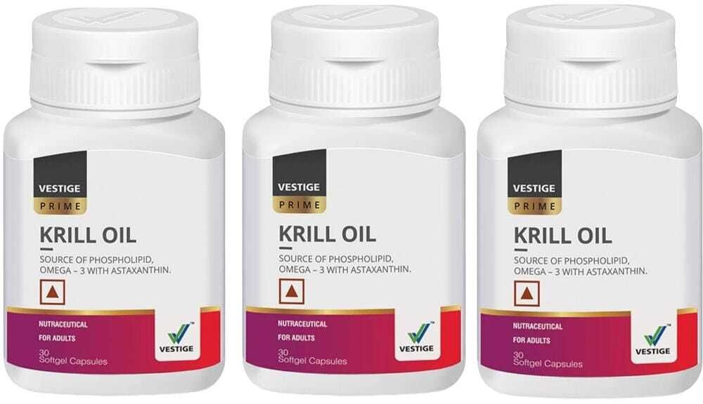 VESTIGE PRIME KRILL OIL 30+30+30 SOFTGELS PACK OF 3 UNFALVAR Capsules-image-14