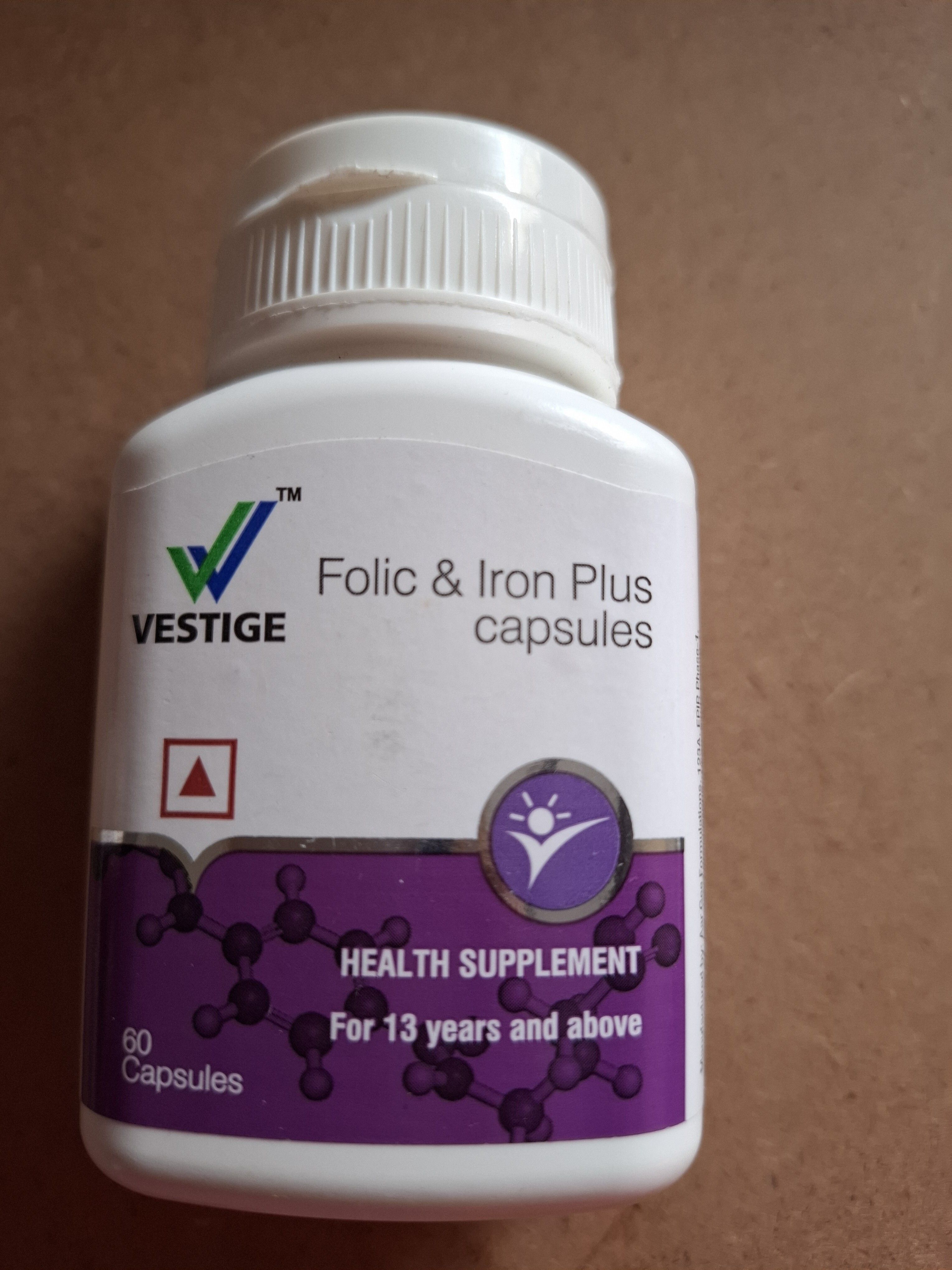 folic iron pluas unflavored Capsules