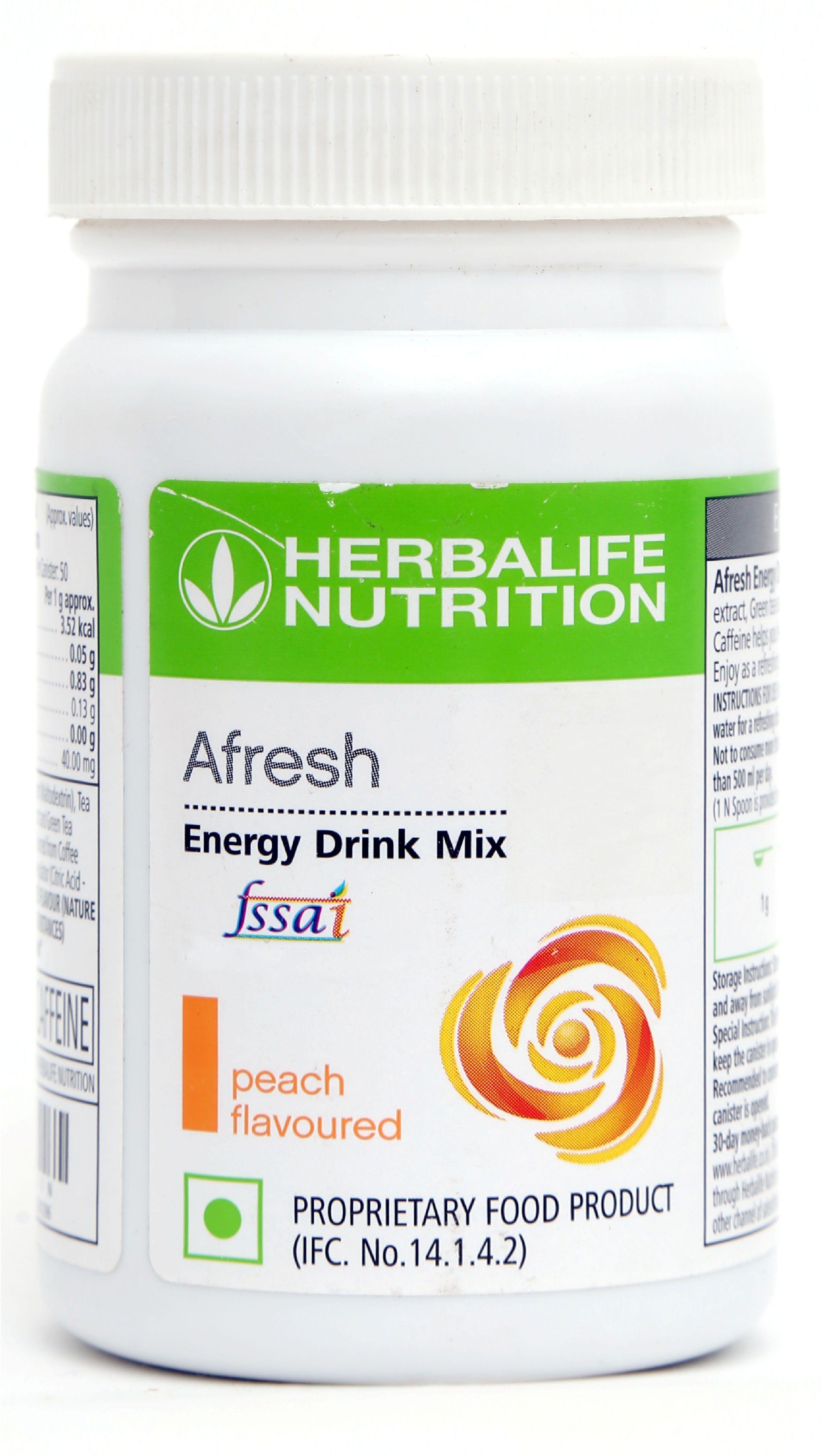 HN - AFRESH Energy Drink - Peach Flavor For Fat Loss Peach Powder-image-42