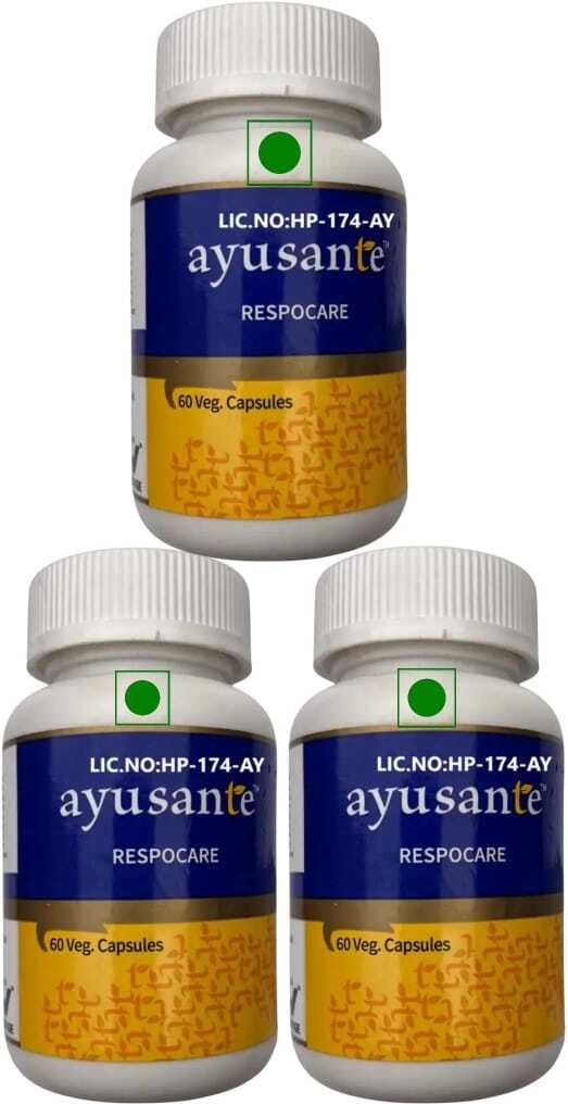 Ayusante RESPOCARE 60 CAPSULES PACK OF 3 UNFALVAR Capsules-image-2