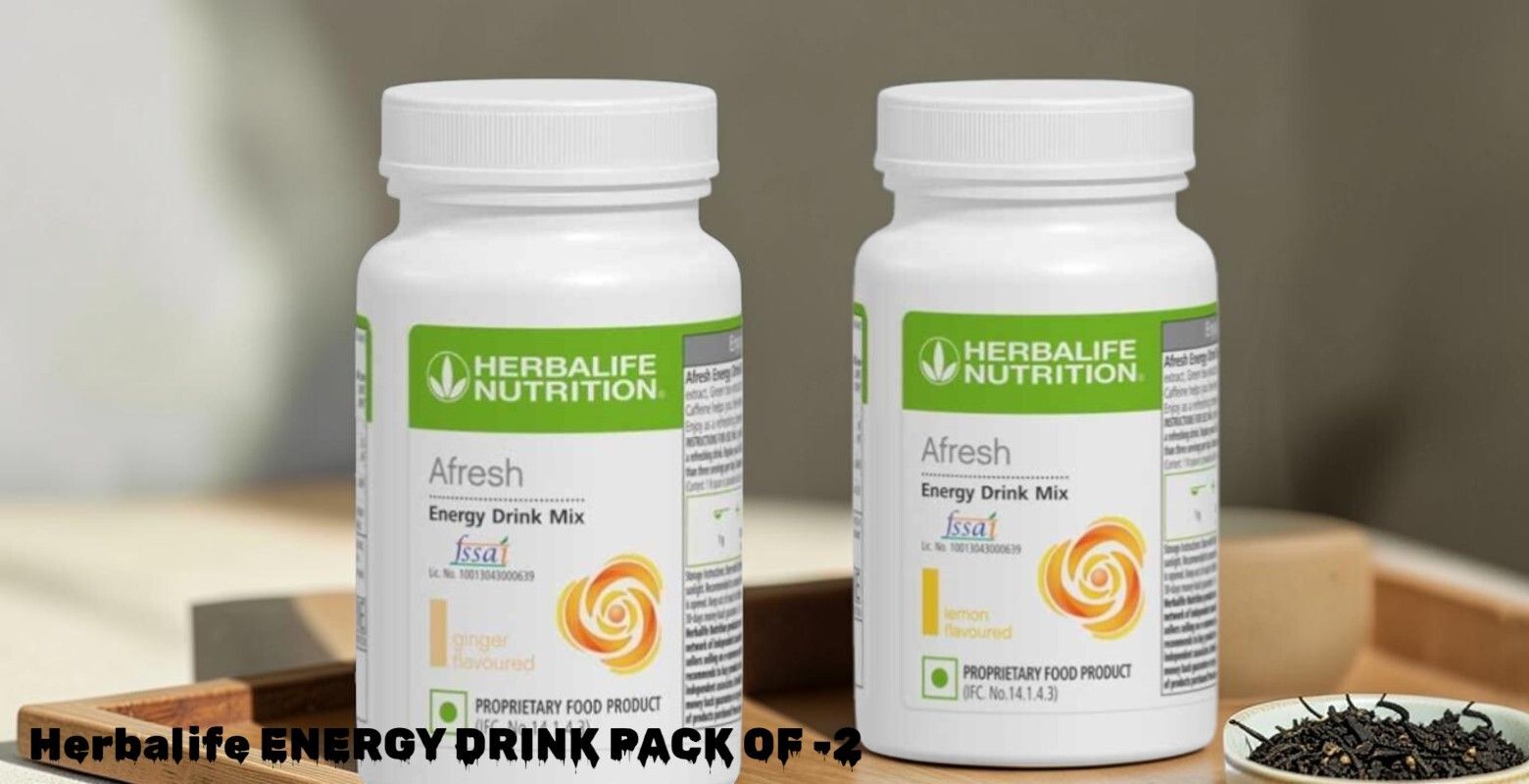 HERBALIFE 2 AFRESH ENERGY DRINK GINGER AND LEMON AFRESH GINGER, LEMON Powder-image-4