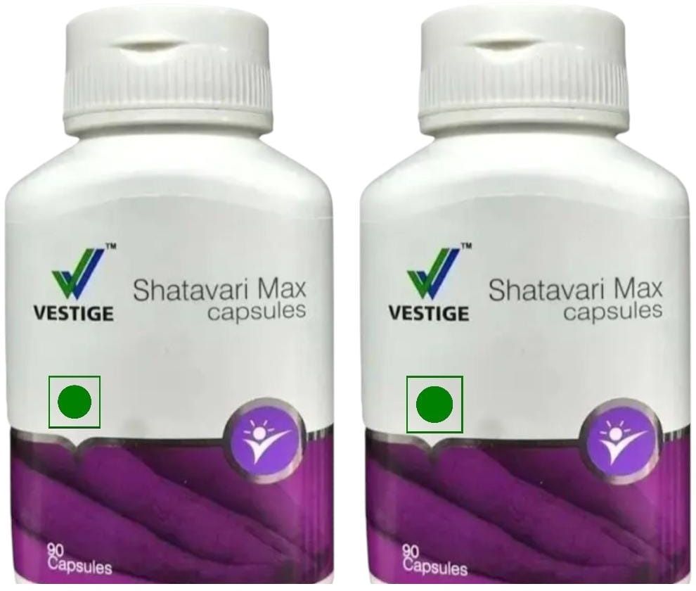 VESTIGE SHATAVARI MAX 90 CAPSULES PACK OF 2 UNFALVAR Capsules-image-30