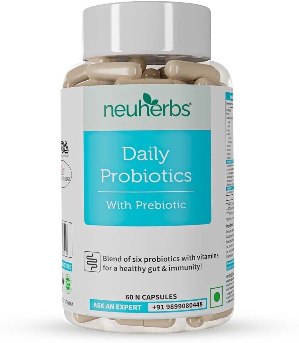 Daily Probiotics Supplement with Prebiotic Plain Capsules-image-30
