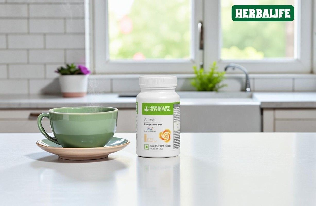 fitrams HERBALIFE AFRESH ENERGY DRINK- GINGER 1 PACK, GINGER Powder-picture-32