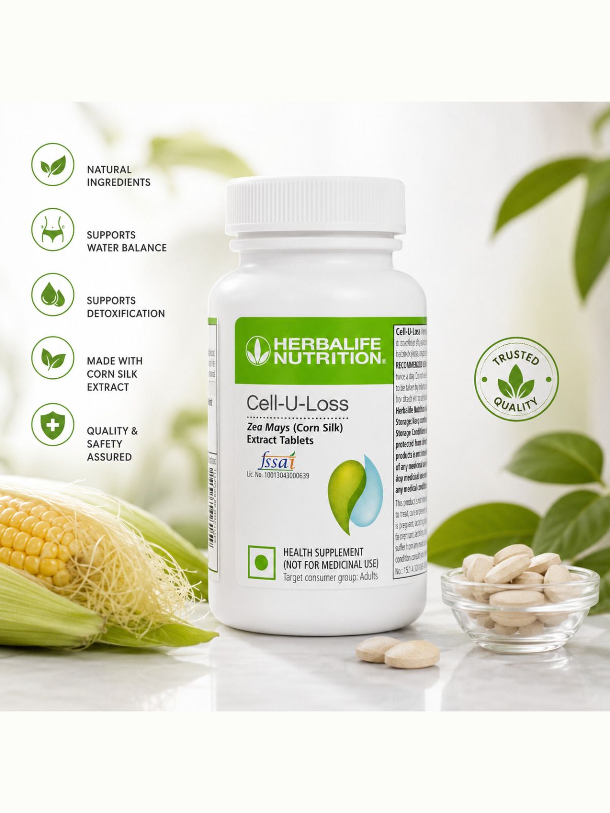 herbal nutrition life CELL U LOSS ADVANCE TABLET - 90N UNFLAVOUR Capsules-picture-47
