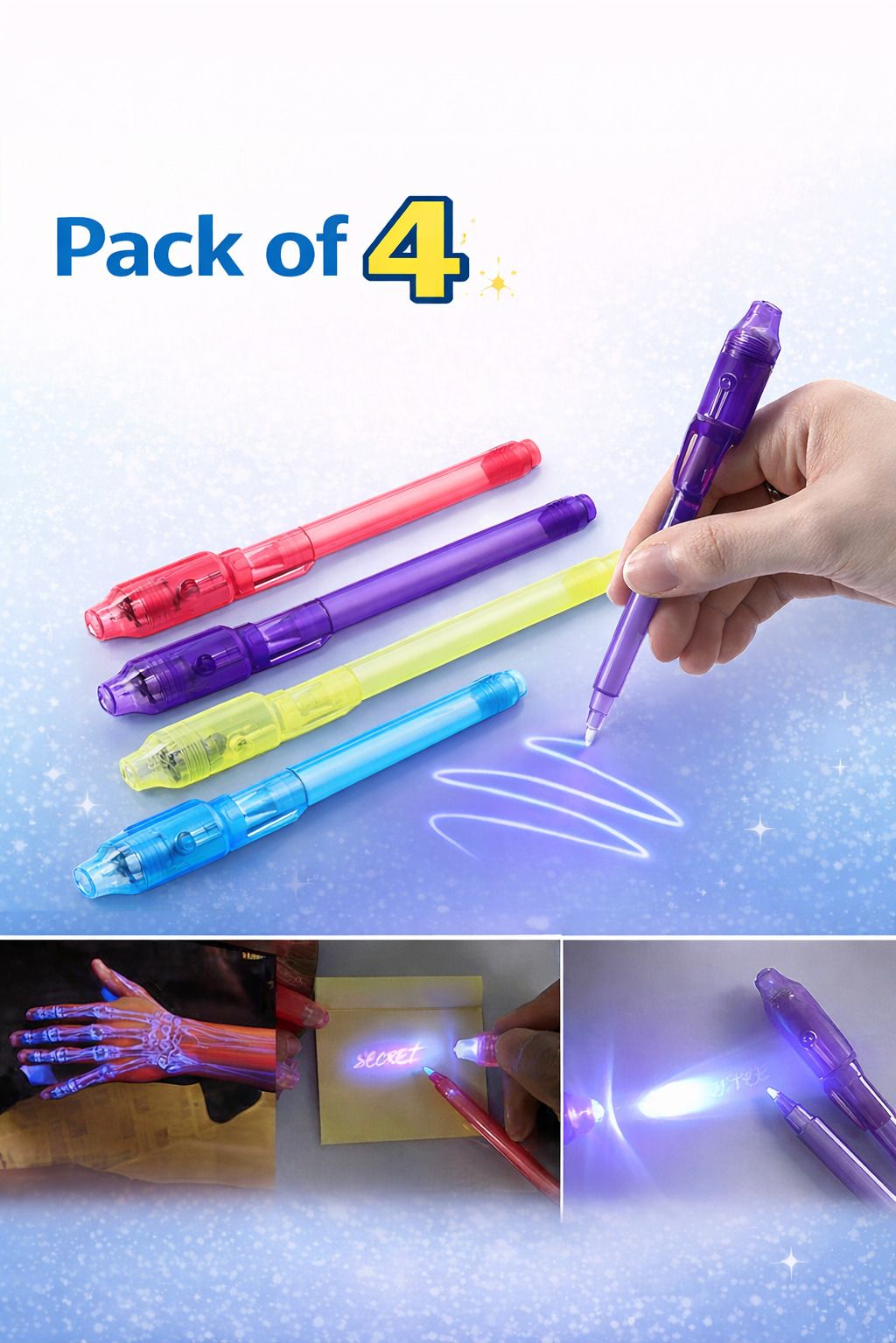 Invisible Magic Pen with UV Light