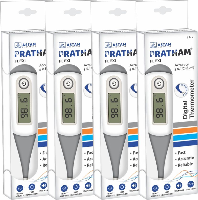 ADICARE Pratham Flexible Digital Thermometer | Home Use Medical Devices (Pack of 4) Fever Check Thermometer-image-40