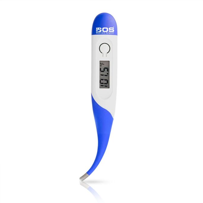 Bos Medicare Surgical Flexible_Tip_Accurate Readings Thermometer Digital Thermometer for Adults & Kids Waterproof, Flexible Tip Accurate Readings Thermometer-image-0