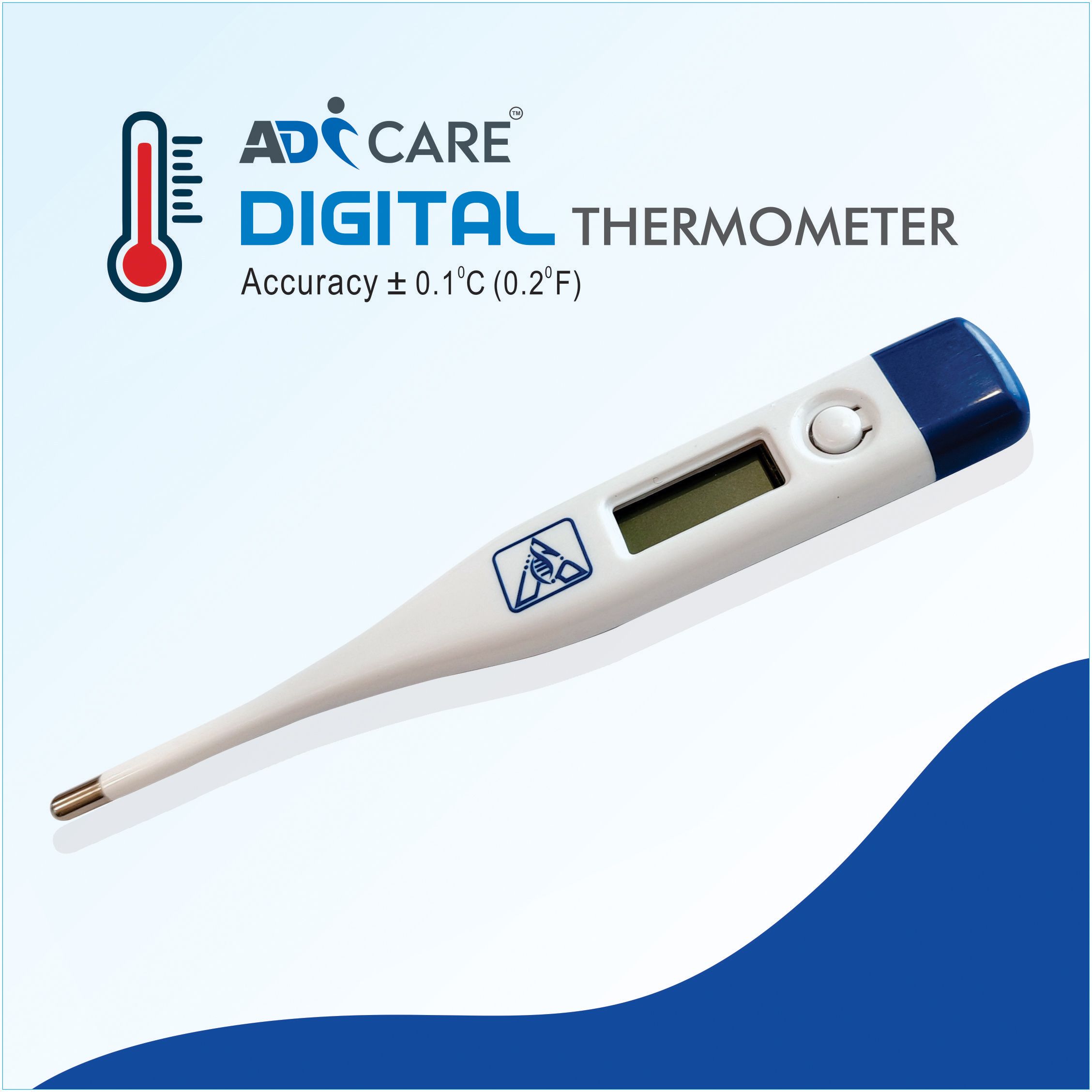 ADICARE Mercury-Free Digital Thermometer for Kids & Adults With Memory Function Thermometer-image-22