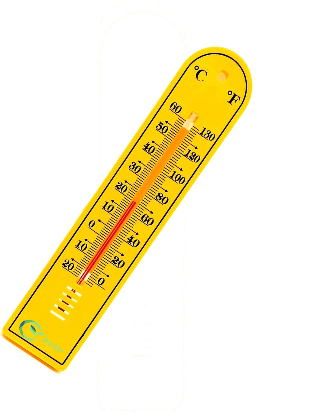 RCSP Room Thermometer Indoor Wall-Mounted Thermometer, Celsius and Fahrenheit Display Compact, Easy-to-Read Design For Home & Office Use Thermometer