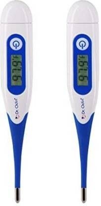 Dr. Odin MT-4333 Digital Thermometer FDA Approved 20 Second Reading Infant, Kid, Adult Pack of 2 Thermometer