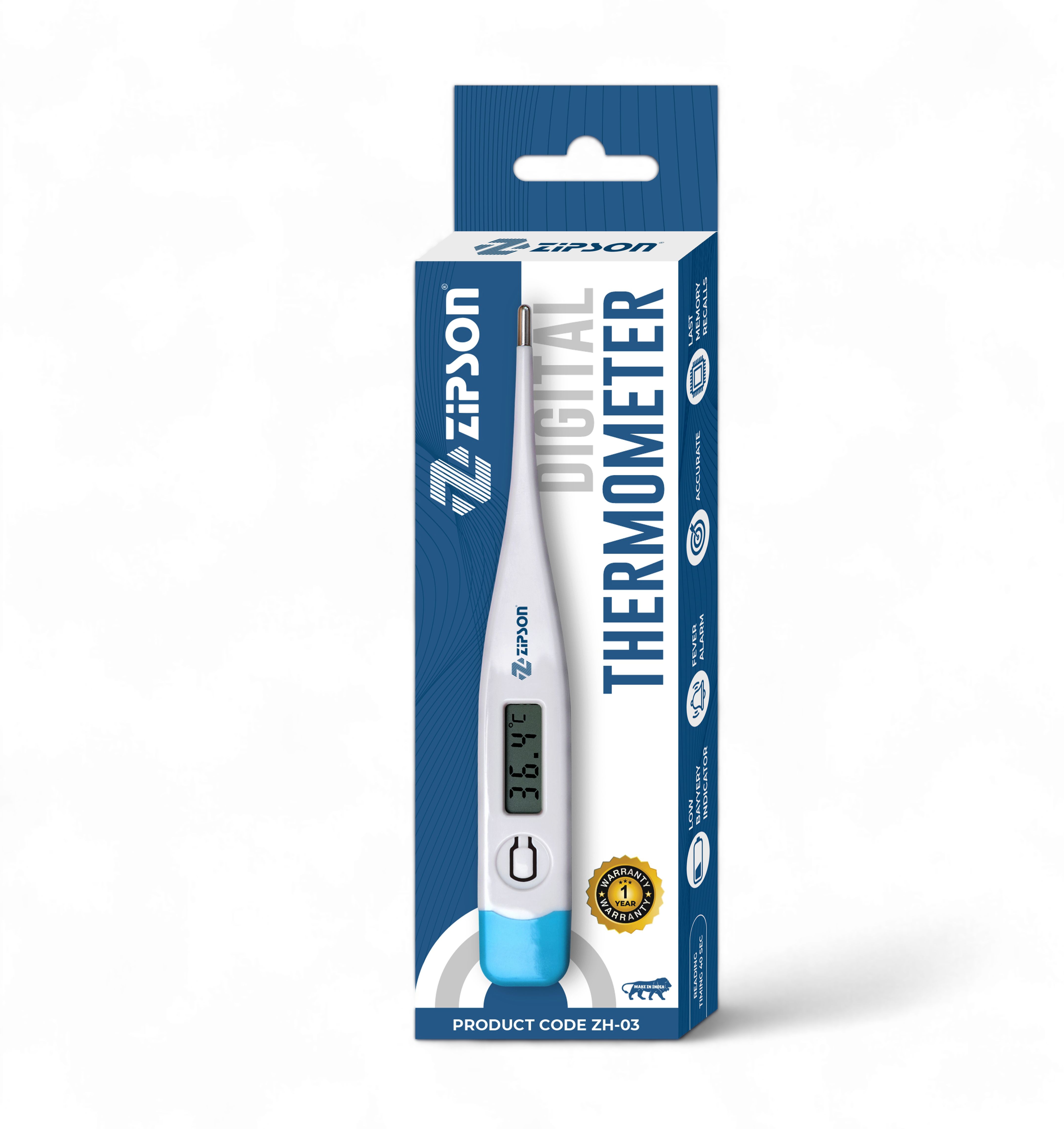 Zipson Thermometer with One Touch Operation for Children and Adult Digital Thermometer-image-28