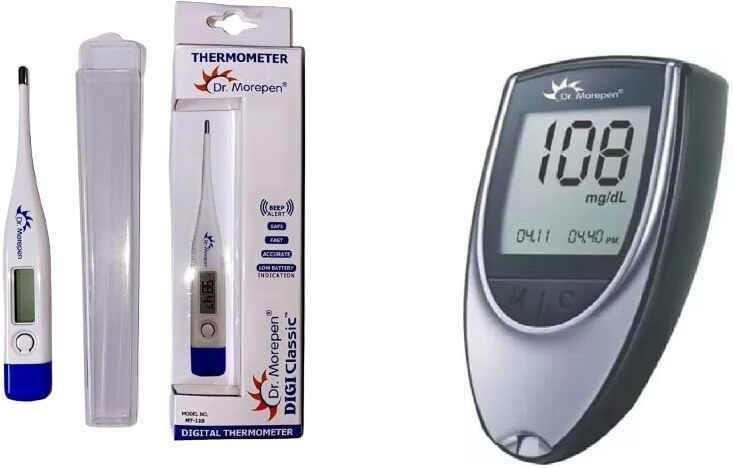 Dr. Morepen MT-110 Thermometer and BG03 Glucometer, Thermometer