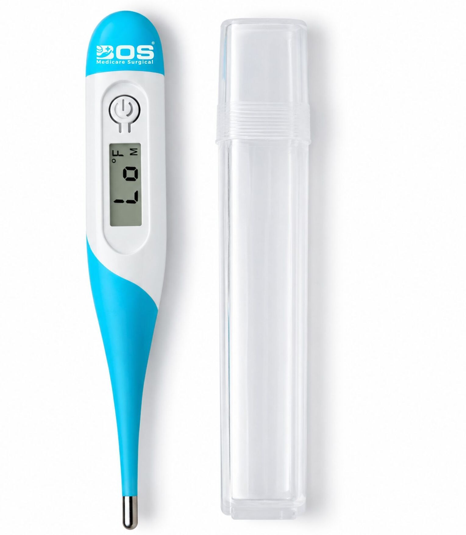Bos Medicare Surgical Thermometer with LCD Display |Oral, Underarm & Rectal Use | Storage Case Flexible Digital Thermometer for Adults, Kids & Babies | Fast & Accurate Fever Thermometer-image-22