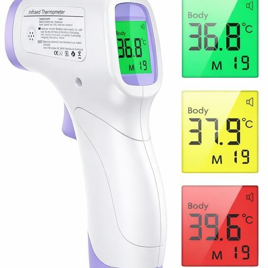 Colorsole New Infrared Digital Thermometer With Strong Plastic Casing Resolution Infrared Thermometer Multi-Purpose Non Contact Thermometer Thermometer-image-45