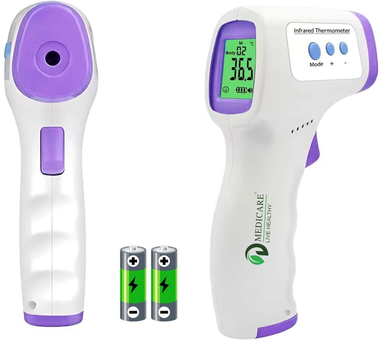 D MEDICARE IFTP-03 Digital Infrared Laser Thermometer Gun for fever |Non Contact | Accurate Reading Thermometer-image-37