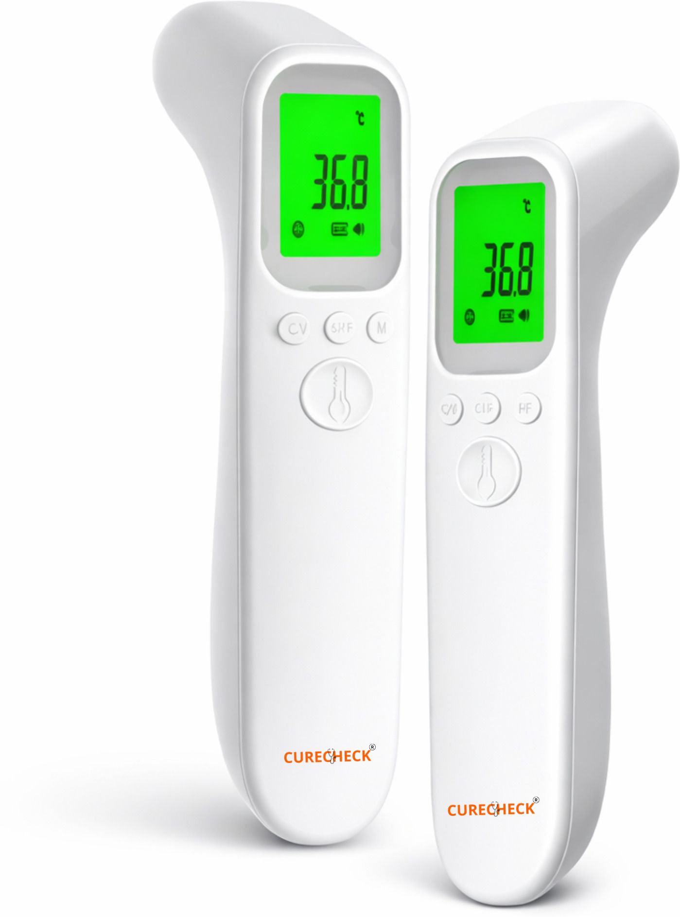 curecheck Sleek Digital Infrared Thermometer For Fever (No Battery) Sleek IR Thermometer