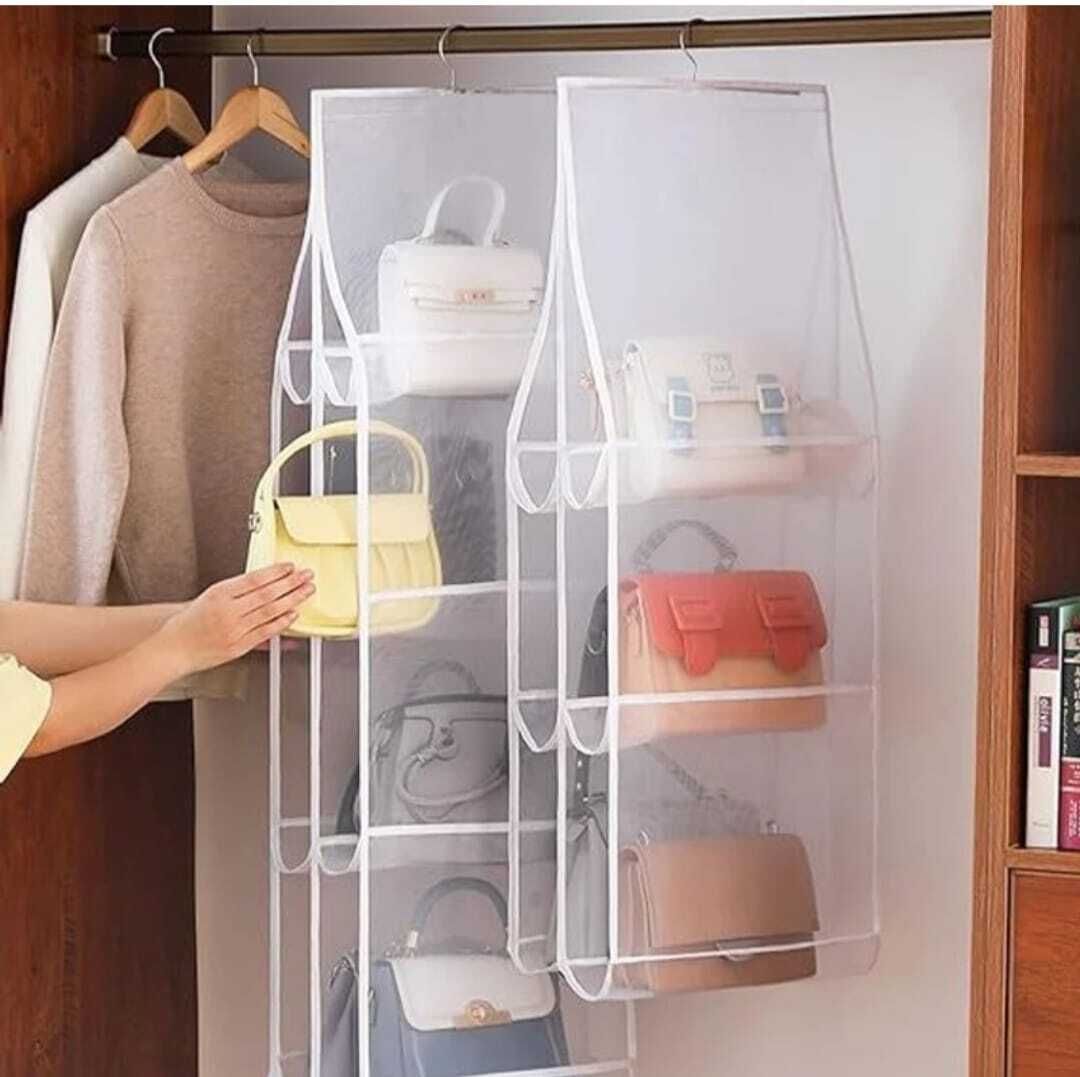 vjnts WOLPIN ;6 POCKET FILDABIE HANDBAG ORGANIZER HANGING 90*35 3 A Step Dimmer-picture-47