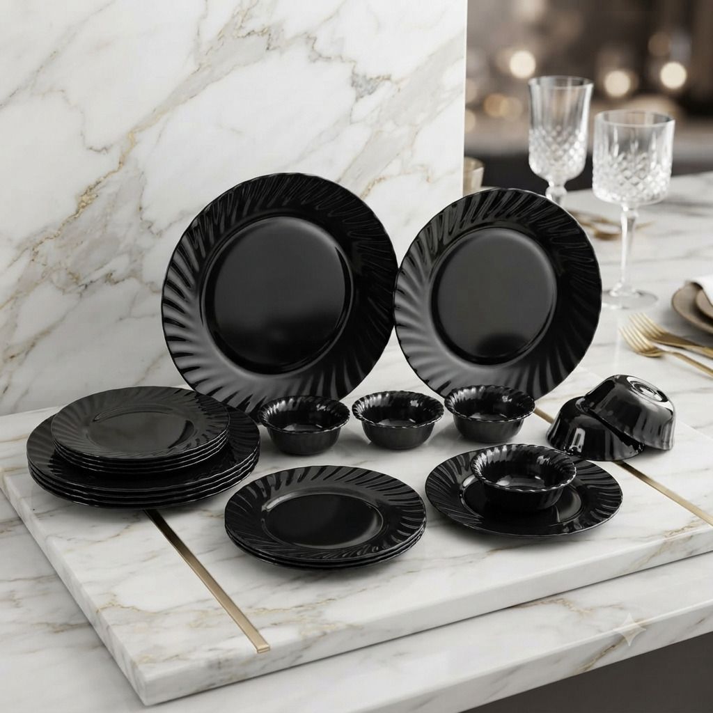 Pack of 18 Melamin dinner set marvel Dinner Set-image-49