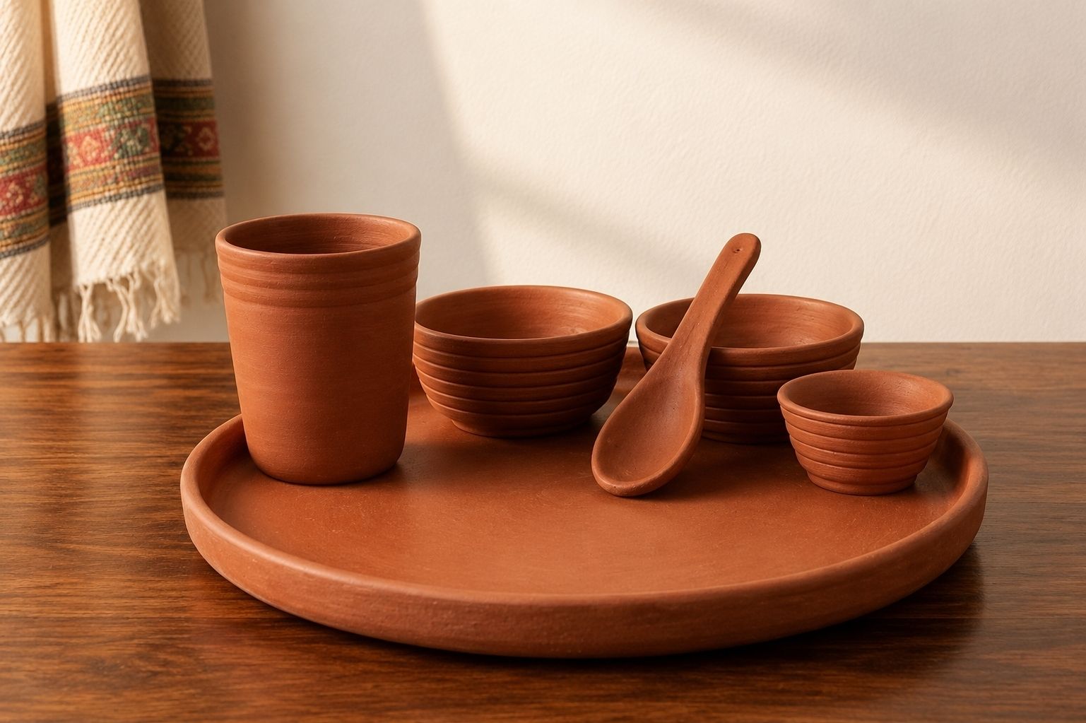 Pack of 6 Earthenware Clay-dinarset_01 Dinner Set-image-22