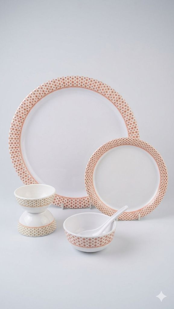 Pack of 36 Melamin MELAMINE DINNER SET 36PC 516 Dinner Set-image-19