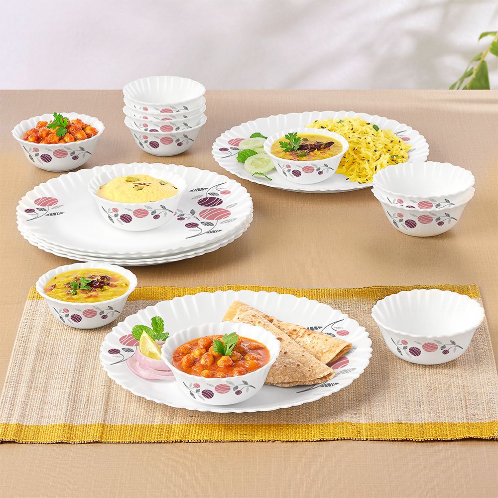 Pack of 18 Opalware Dinner Set-image-16