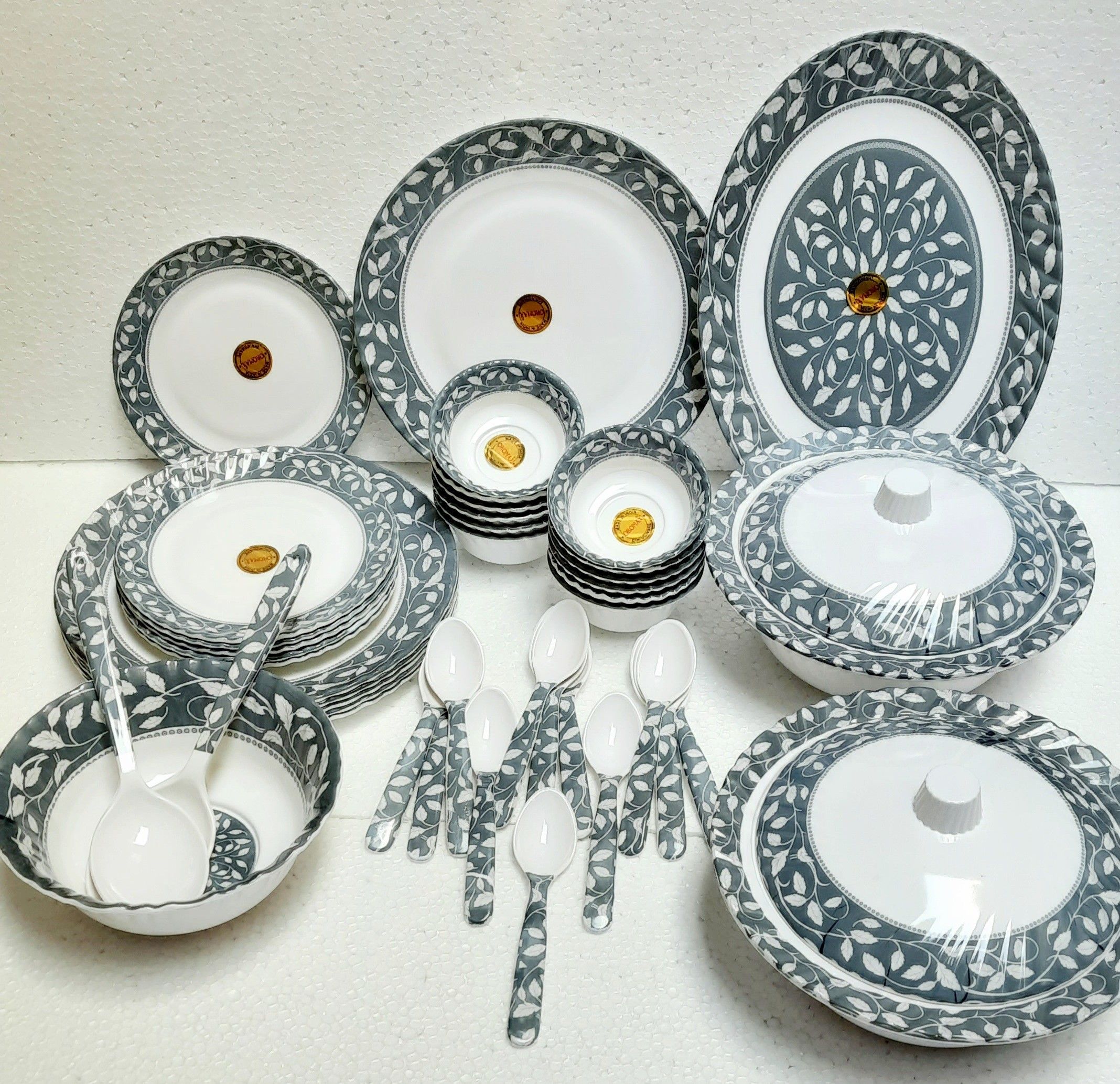 Pack of 44 Melamin Dinner Set-image-24