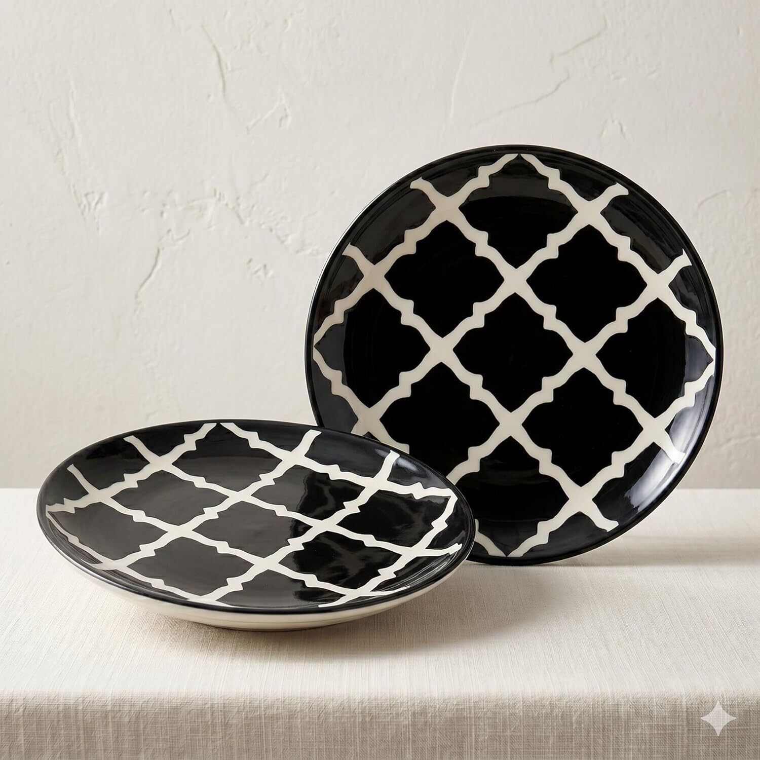 arqivo YN-NBD_CR_PLATE_B(18.5CM)-BLACK-002 Dinner Plate-picture-35