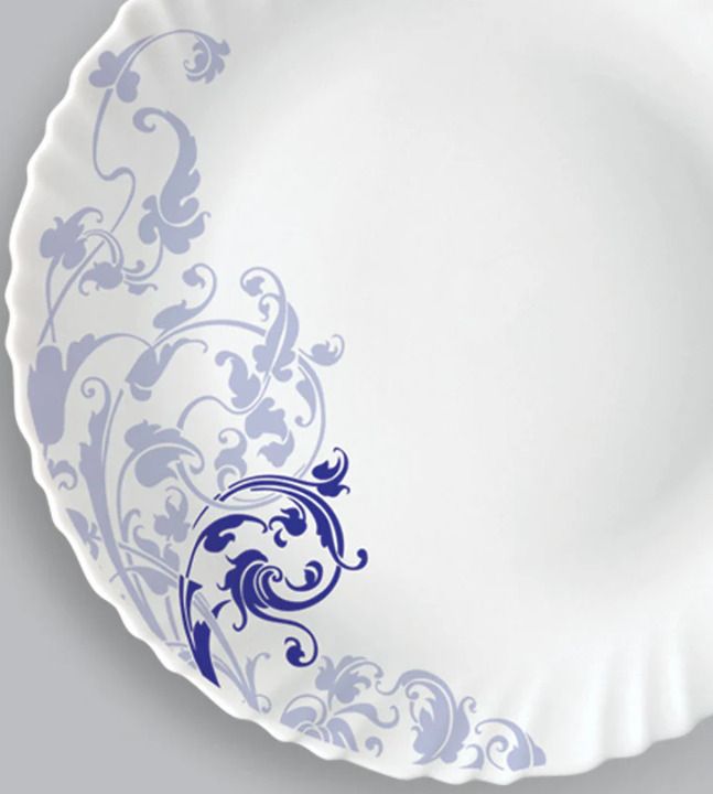 borosil Pack of 9 Opalware BLUE EVE Dinner Set-picture-13