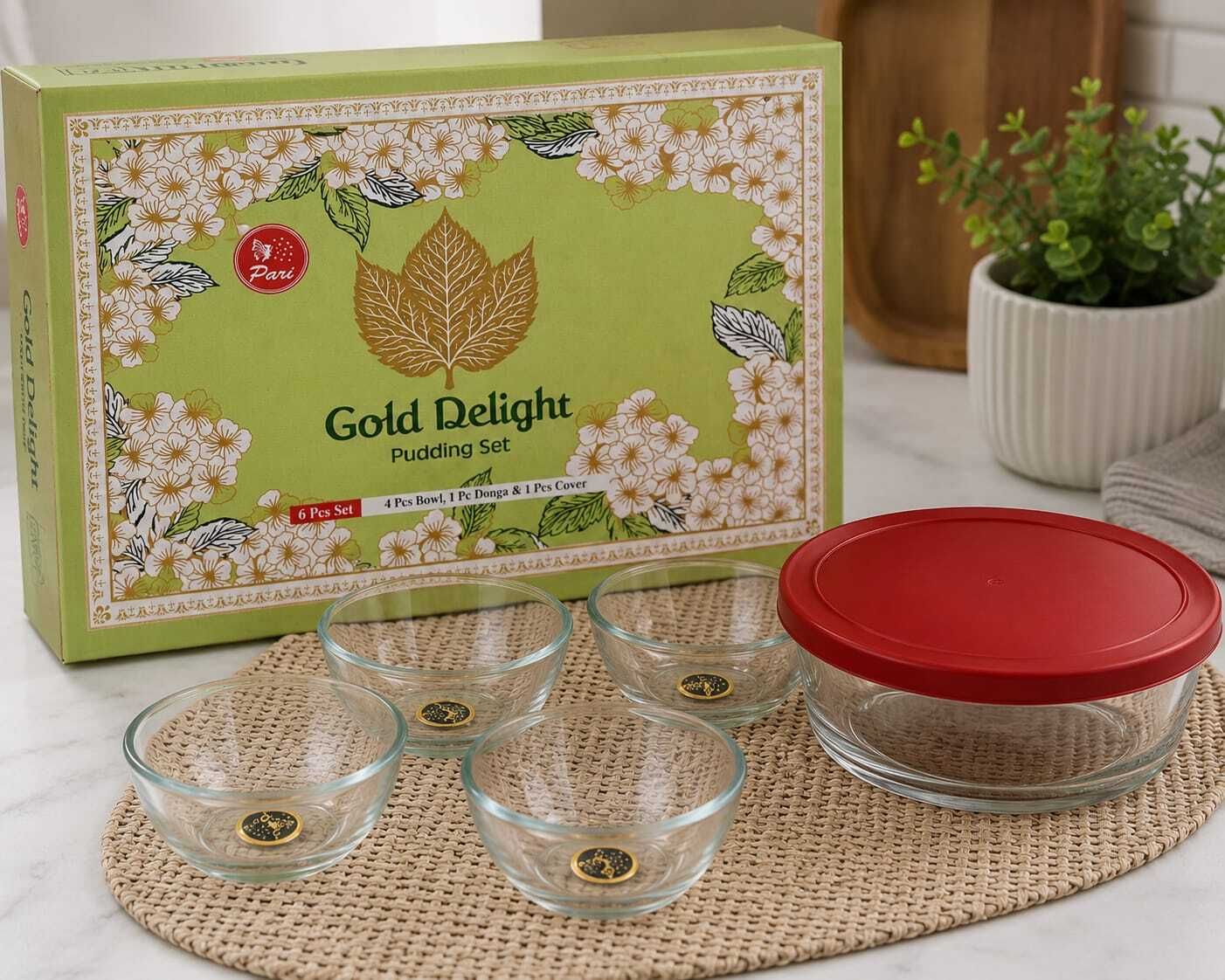 flyhigh Pack of 6 Borosilicate Glass SHREESHAKTI Dinner Set-picture-43