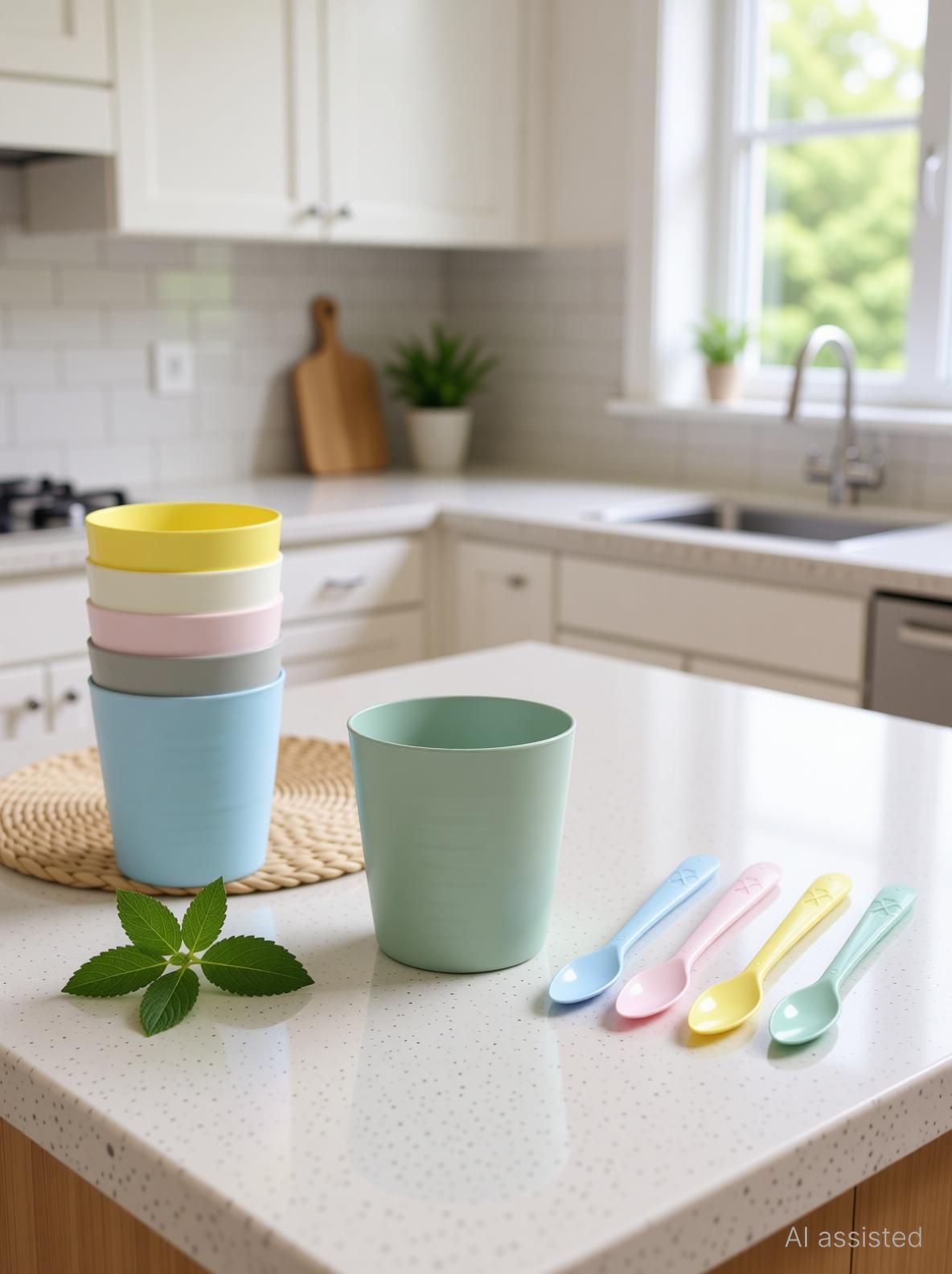 ikea Pack of 10 Plastic Dinner Set-picture-7