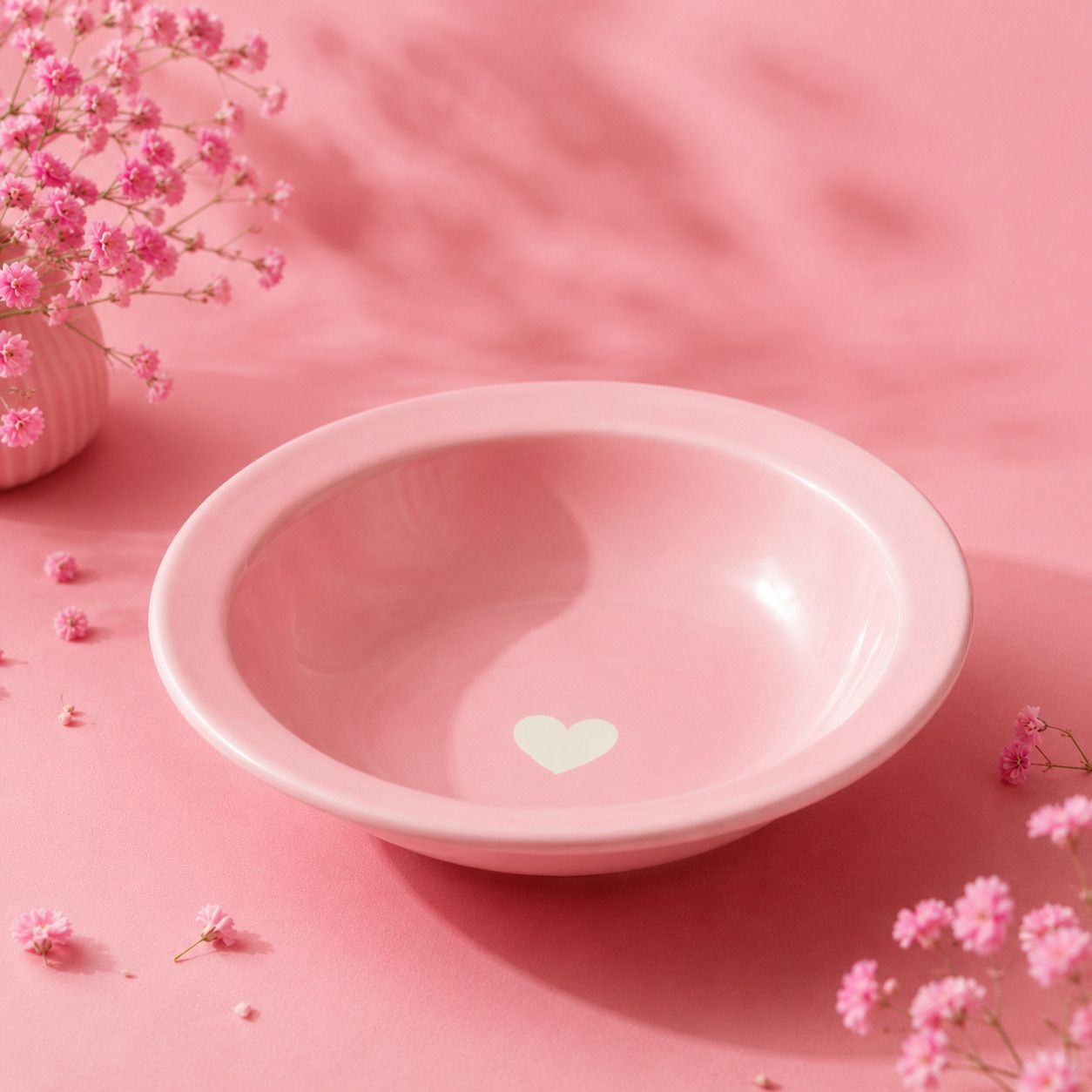 Ceramic Pink Artisan Pasta Plate Dinner Set-image-31