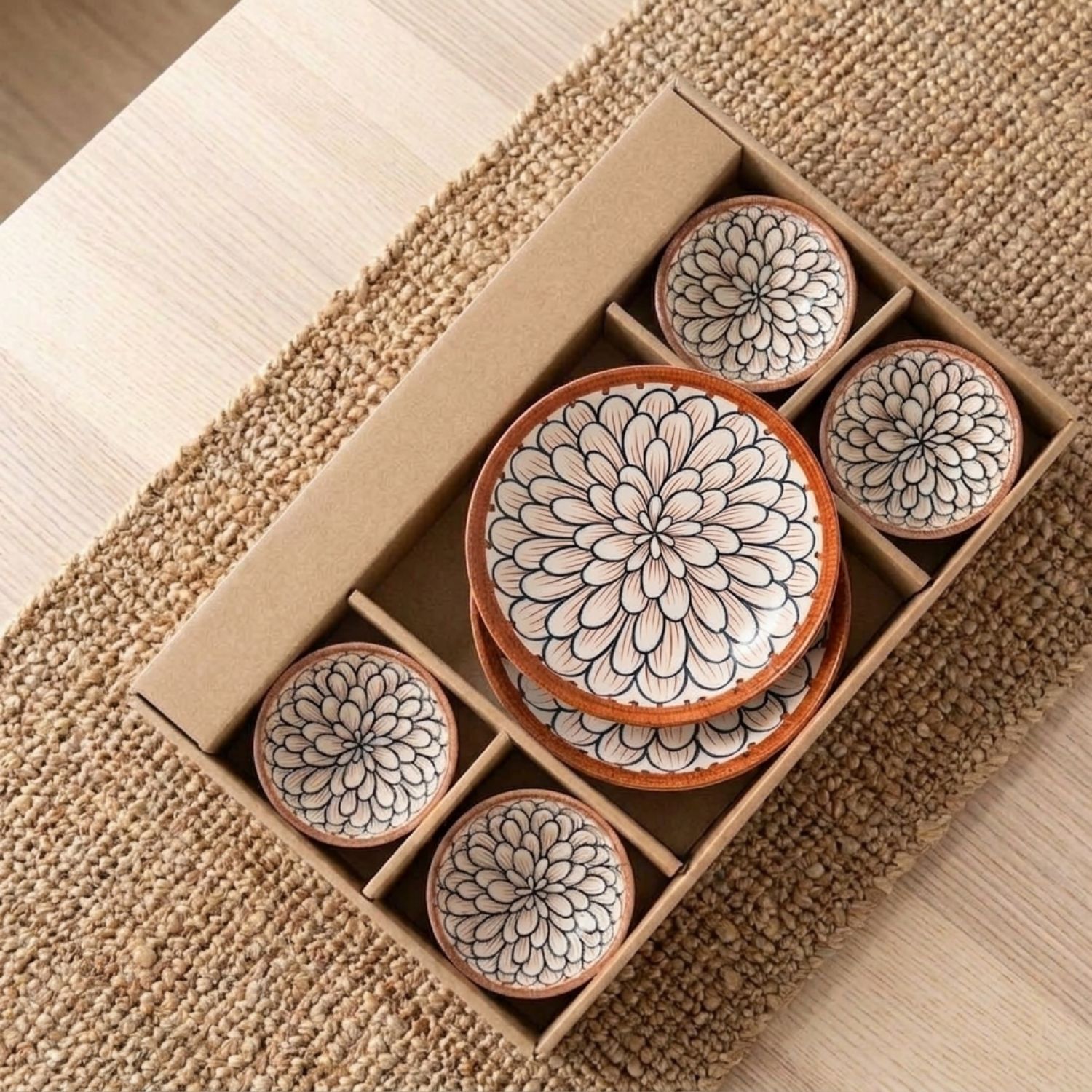 Pack of 6 Ceramic Dinner Set-image-45