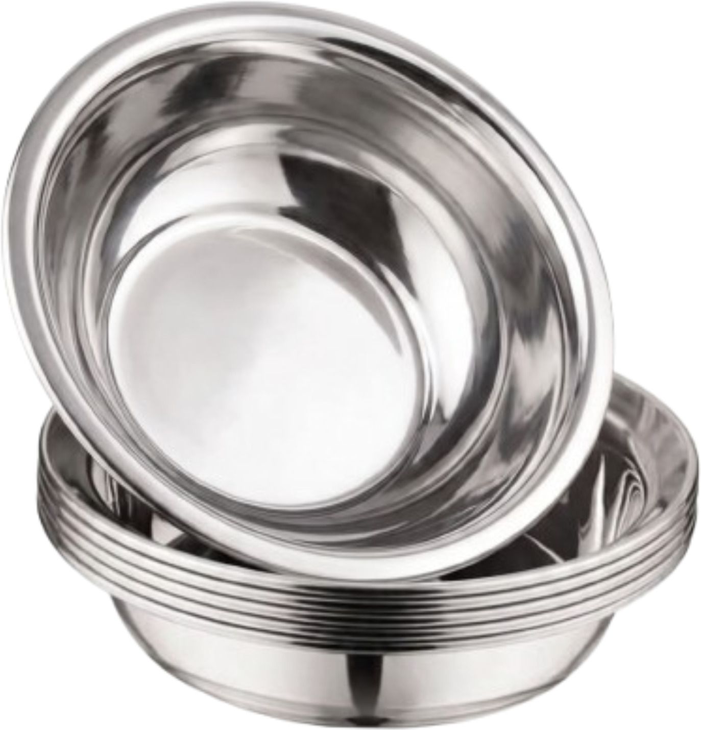 tkona Pack of 6 Stainless Steel Serving Bowl Katori Multi-Purpose Sabji, Chutney, Dinner Bowl | Heavy Gauge Bowl Dinner Set-picture-43
