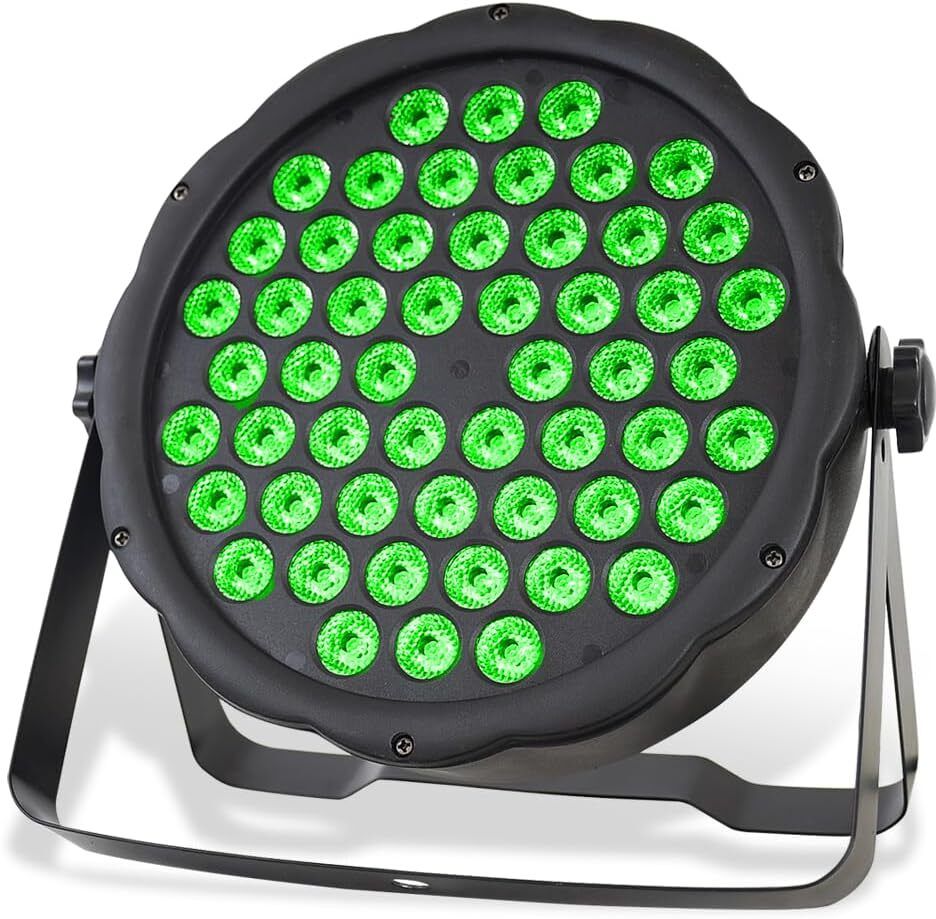 trudo 90W 60LEDs RGB Dimmable Stage Lights Sound Activated with Remote Single Disco Ball-picture-31