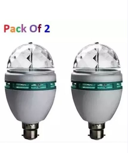 diwali disco led bulb pack of 2 Single Disco Ball-image-36