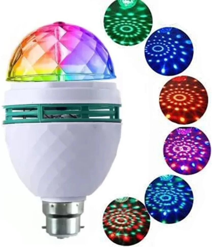 smartai COLOURFUL LED ROTATING LAMP LIGHT Single Disco Ball-picture-29