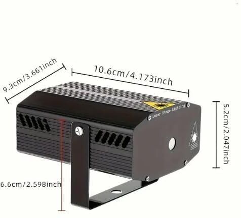 Mini Laser Projector Light Featuring Sound-Activated Disco Ball CX9 Dual Disco Ball-image-37