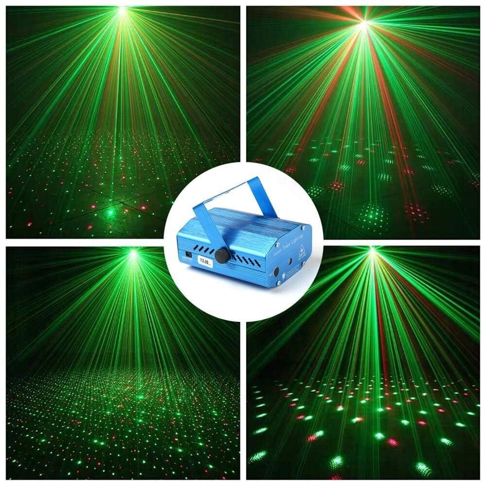 Dot Patterns Laser Projector Light Multi Color LED Stage Effect Lamp Shower Laser Light-image-39