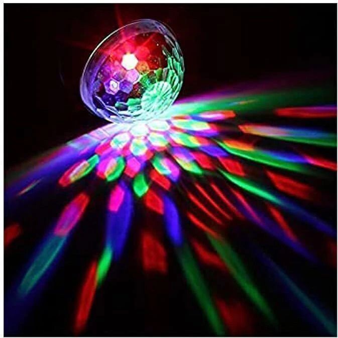 LED Disco Light for Party,Function,Diwali,Christmas Decoration Single Disco Ball