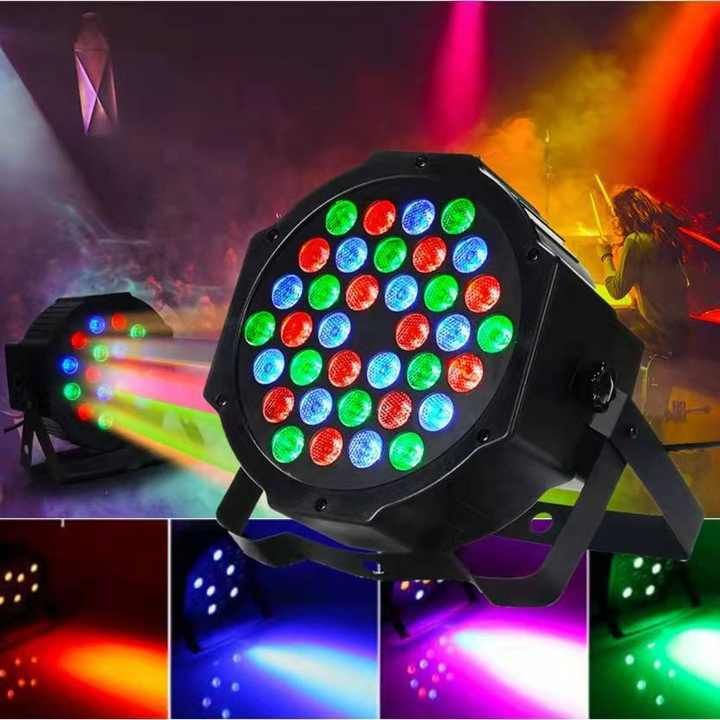 wbd RGB 36 LED DJ PAR Light for Stage, Party, Wedding | Sound Activated Lighting Single Disco Ball-picture-22
