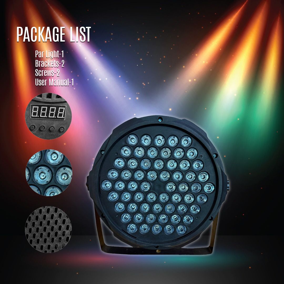 bhuvik 60 LED PAR LIGHT Single Disco Ball-picture-26